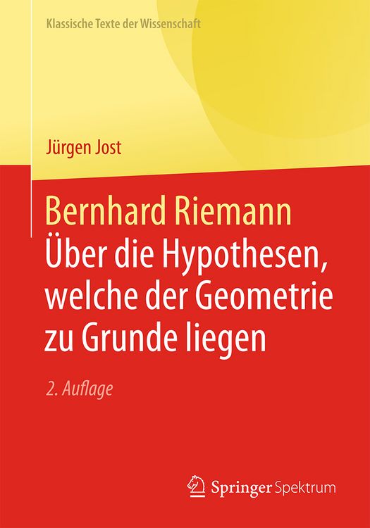 Bild vom Artikel Bernhard Riemann vom Autor Jürgen Jost