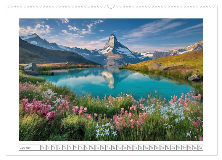 Produktbild: ALPEN Sehnsucht (Wandkalender 2027 DIN A2 quer), CALVENDO Monatskalender