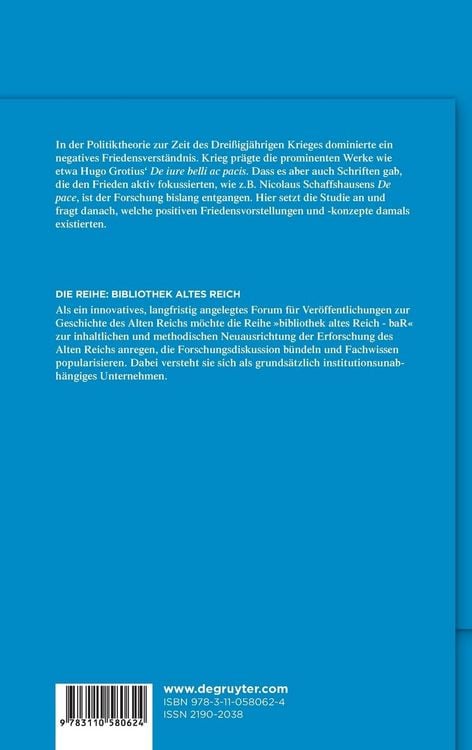 Produktbild: "Vom Frieden" im Drei&szlig;igj&auml;hrigen Krieg