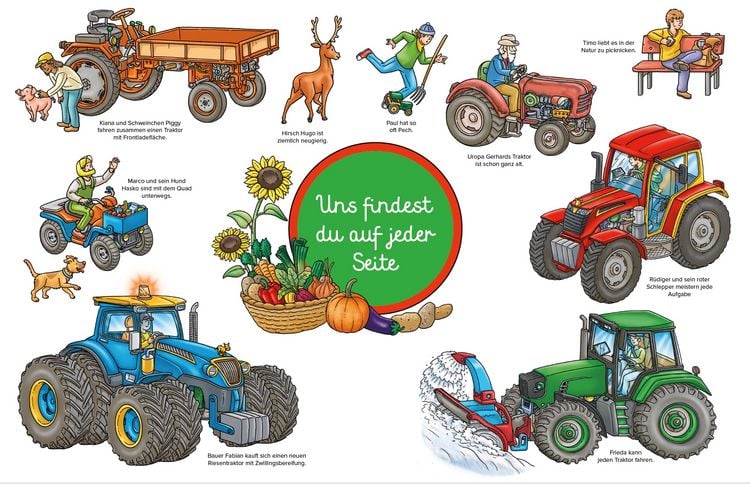 Produktbild: Traktor Wimmelbuch