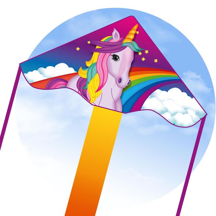 Produktbild: Ecoline: Simple Flyer Unicorn 85 cm