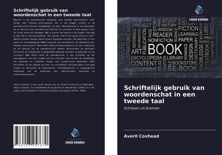 Produktbild: Schriftelijk gebruik van woordenschat in een tweede taal