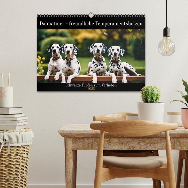 Produktbild: Dalmatiner - freundliche Temperamentsbolzen (Wandkalender 2026 DIN A3 quer), CALVENDO Monatskalender