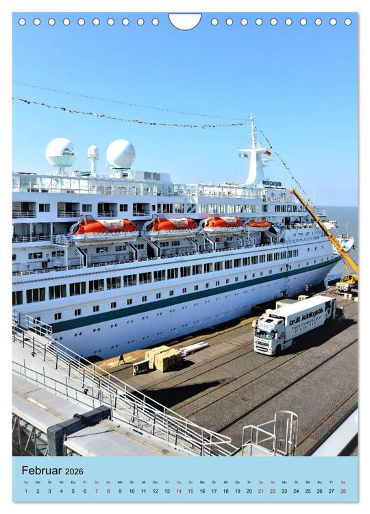 Produktbild: BREMERHAVEN die Seestadt mit maritimen Flair - 2026 (Wandkalender 2026 DIN A4 hoch), CALVENDO Monatskalender