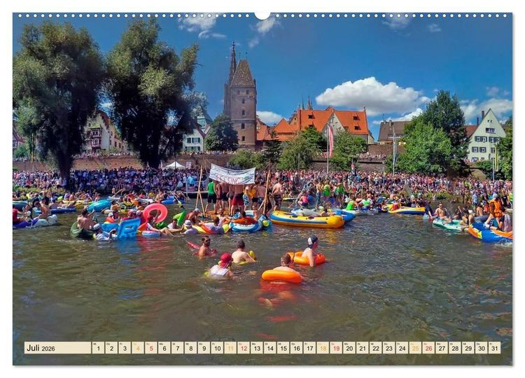 Produktbild: B&uuml;hne frei f&uuml;r Ulm an der Donau (hochwertiger Premium Wandkalender 2026 DIN A2 quer), Kunstdruck in Hochglanz
