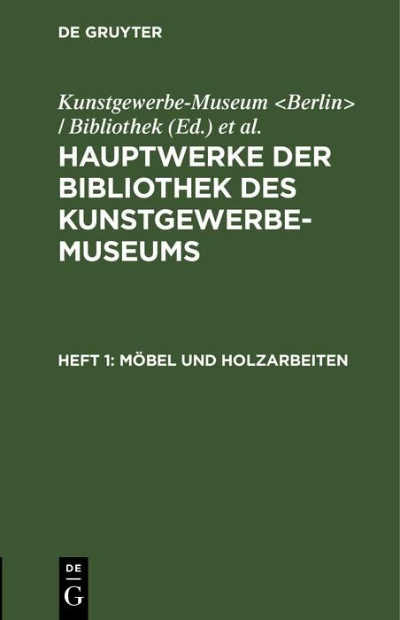 Produktbild: M&ouml;bel und Holzarbeiten
