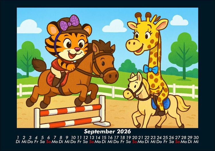 Produktbild: Tina & Nala bei den Olympischen Spielen 2026 Fotokalender DIN A5