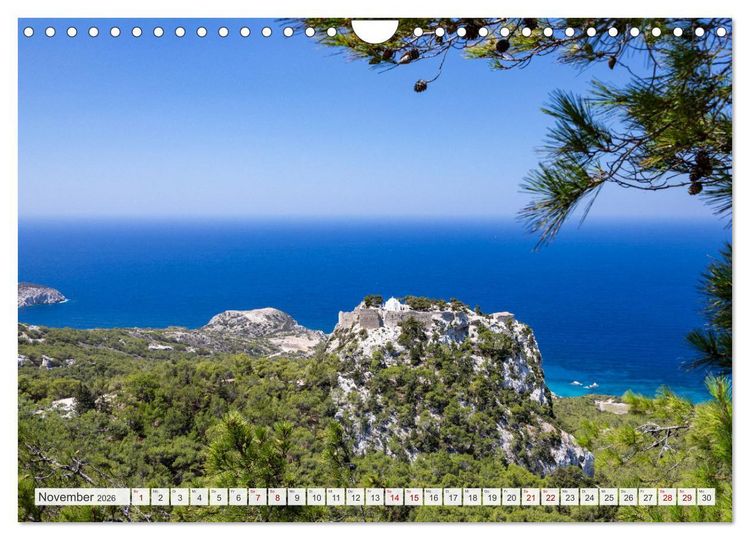Produktbild: Rhodos und Symi (Wandkalender 2026 DIN A4 quer), CALVENDO Monatskalender