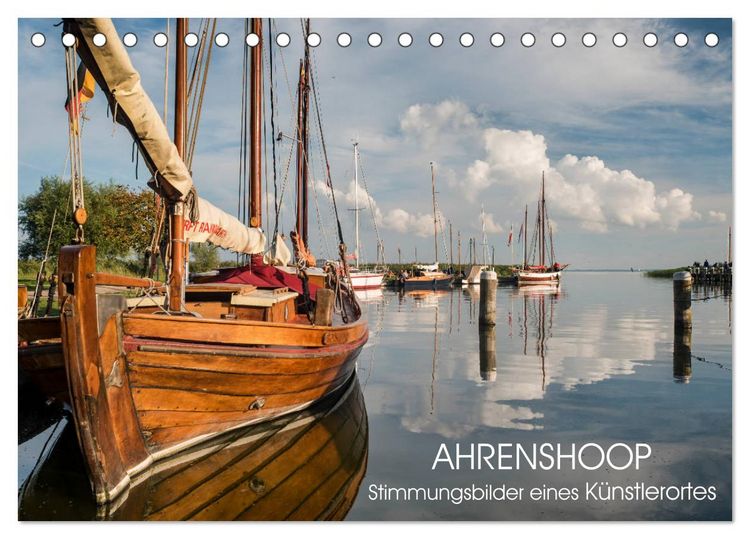 Produktbild: Ahrenshoop - Stimmungsbilder eines K&uuml;nstlerortes (Tischkalender 2026 DIN A5 quer), CALVENDO Monatskalender