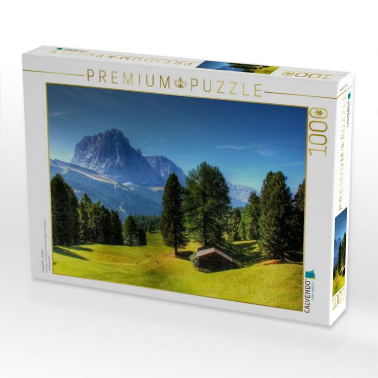 Produktbild: CALVENDO Puzzle Langkofel - Gr&ouml;den | 1000 Teile Lege-Gr&ouml;&szlig;e 64x48cm Foto-Puzzle f&uuml;r gl&uuml;ckliche Stunden