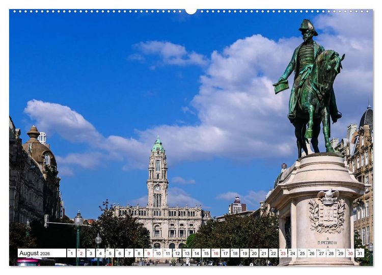 Produktbild: Porto - Charme am Douro (hochwertiger Premium Wandkalender 2026 DIN A2 quer), Kunstdruck in Hochglanz