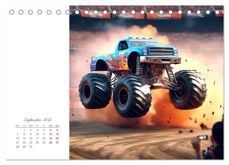 Produktbild: The battle of the titans (Desk Calendar 2026 DIN A5 landscape), CALVENDO 12 Month DeskCalendar