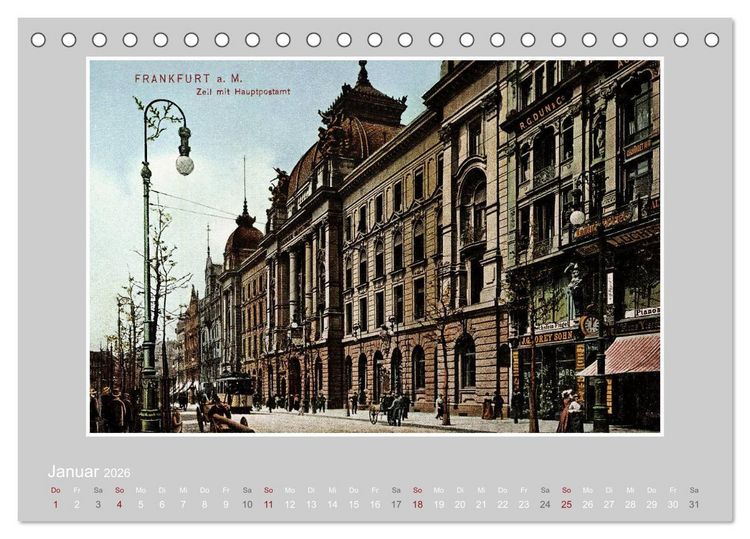 Produktbild: Es war einmal... in Frankfurt (Main) (Tischkalender 2026 DIN A5 quer), CALVENDO Monatskalender