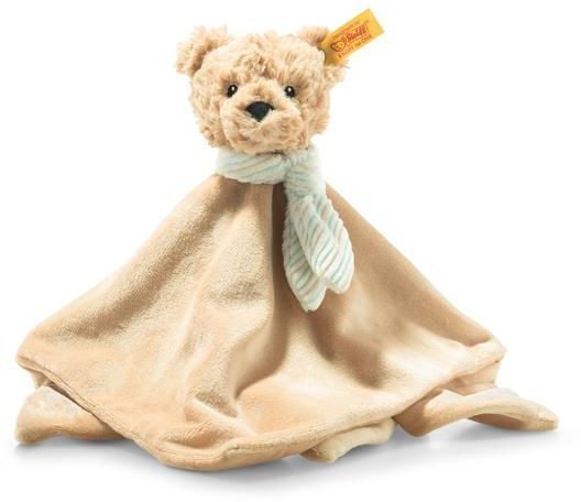 Produktbild: Steiff 242281 - Jimmy Teddyb&auml;r Schmusetuch, beige, Pl&uuml;sch/Baumwolle, 26 cm