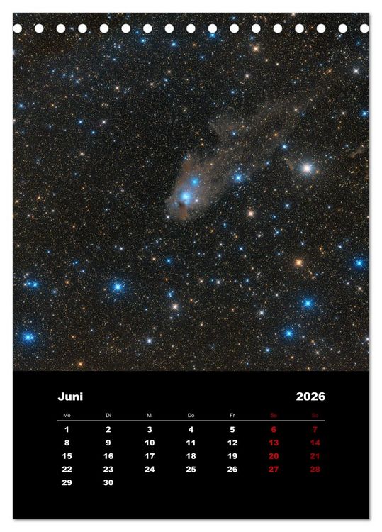 Produktbild: Das Universum (Tischkalender 2026 DIN A5 hoch), CALVENDO Monatskalender