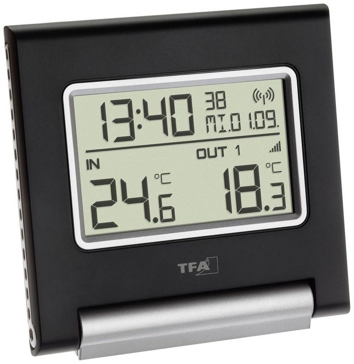 Produktbild: TFA Dostmann SPOT Funk-Thermometer digital Schwarz 30.3030.01