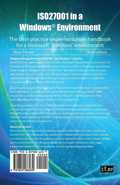 Produktbild: Iso27001 in a Windows Environment