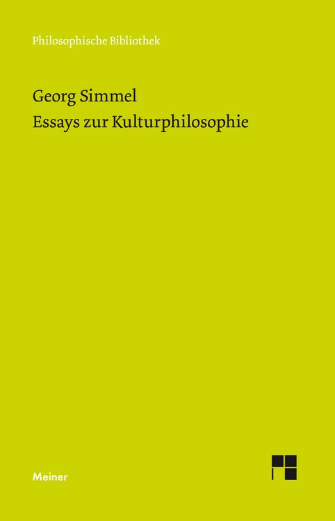 Produktbild: Essays zur Kulturphilosophie