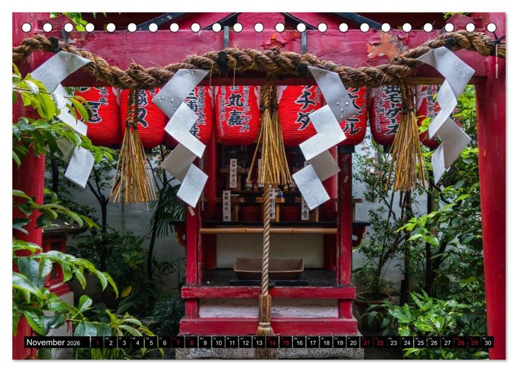 Produktbild: Kyotos Tempel - Bilder aus Japan (Tischkalender 2026 DIN A5 quer), CALVENDO Monatskalender