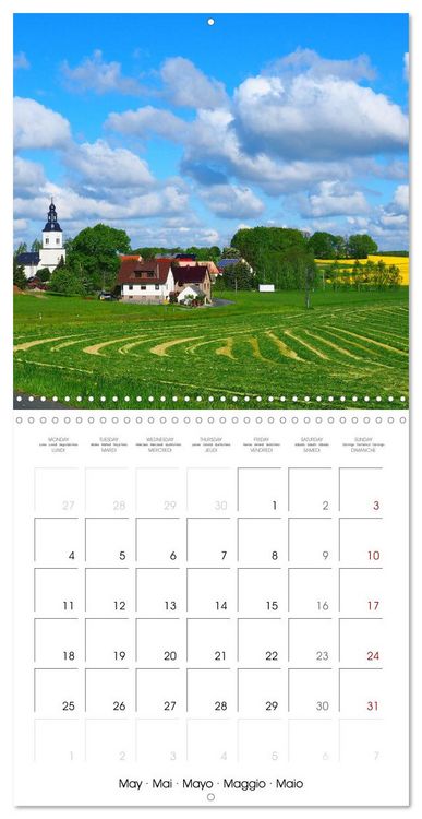 Produktbild: Saxony's rural idyll (Wall Calendar 2026 12 &times; 12 Inch) CALVENDO 12 Month Wall Calendar