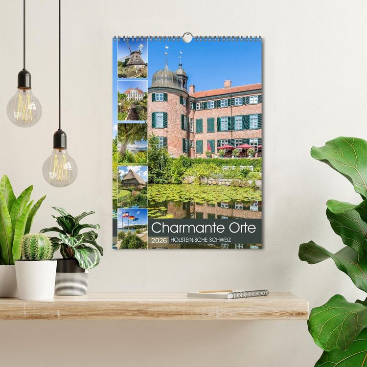 Produktbild: HOLSTEINISCHE SCHWEIZ Charmante Orte (Wandkalender 2026 DIN A3 hoch), CALVENDO Monatskalender