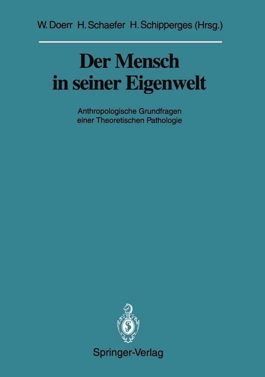 Produktbild: Der Mensch in seiner Eigenwelt