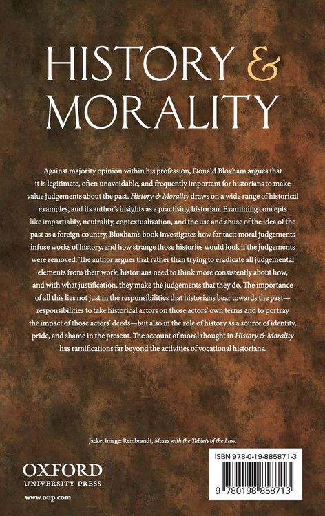 Produktbild: HISTORY AND MORALITY C