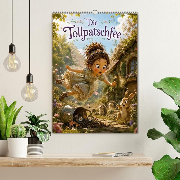 Produktbild: Die Tollpatschfee (Wandkalender 2027 DIN A2 hoch), CALVENDO Monatskalender