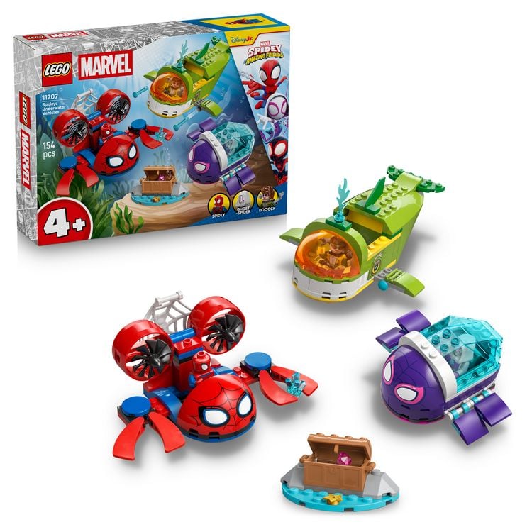 Produktbild: LEGO ǀ Marvel 11207 Spidey: Unterwasserfahrzeuge, Spielzeug ab 4 Jahren