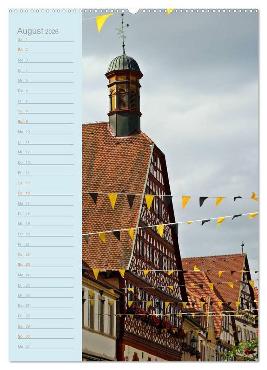 Produktbild: Ebern - lebenswerte Stadt in Franken (hochwertiger Premium Wandkalender 2026 DIN A2 hoch), Kunstdruck in Hochglanz