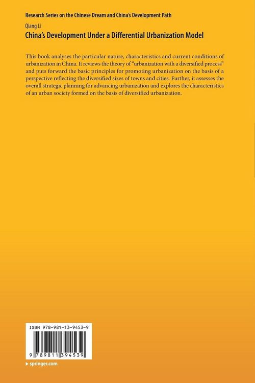 Produktbild: China&rsquo;s Development Under a Differential Urbanization Model