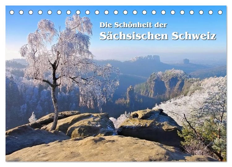 Produktbild: Die Sch&ouml;nheit der S&auml;chsischen Schweiz (Tischkalender 2026 DIN A5 quer), CALVENDO Monatskalender