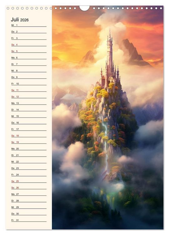 Produktbild: Von oben und unten (Wandkalender 2026 DIN A3 hoch), CALVENDO Monatskalender