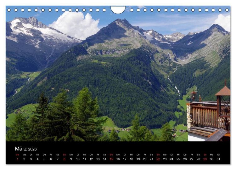 Produktbild: Im Tauferer Ahrntal in S&uuml;dtirol (Wandkalender 2026 DIN A4 quer), CALVENDO Monatskalender