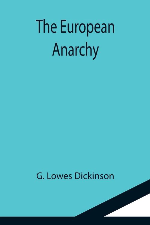 Produktbild: The European Anarchy