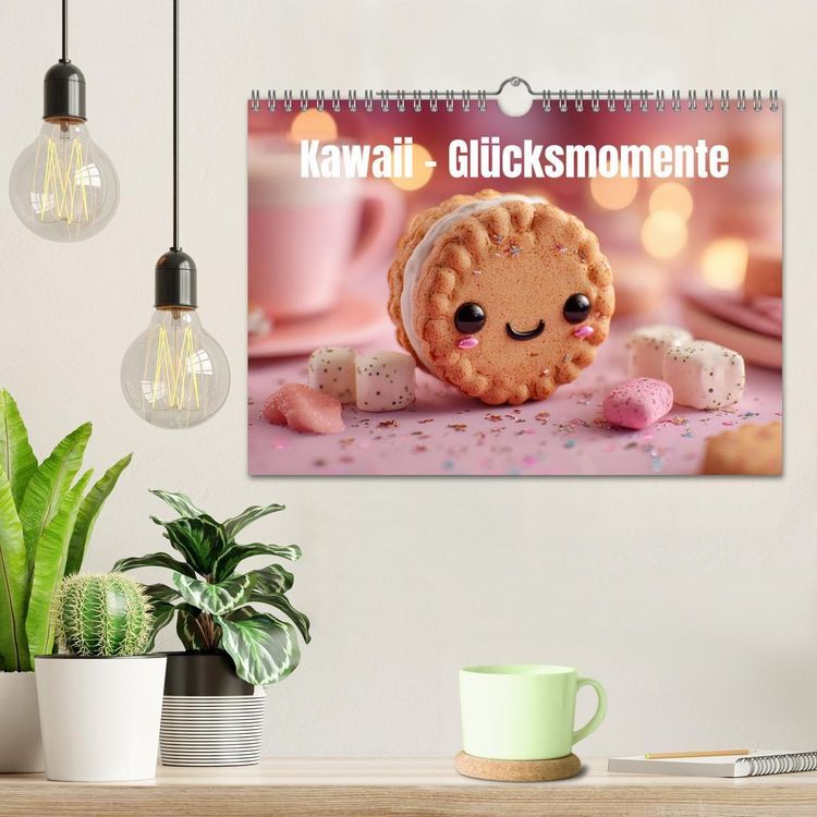 Produktbild: Kawaii-Gl&uuml;cksmomente (Wandkalender 2026 DIN A4 quer), CALVENDO Monatskalender