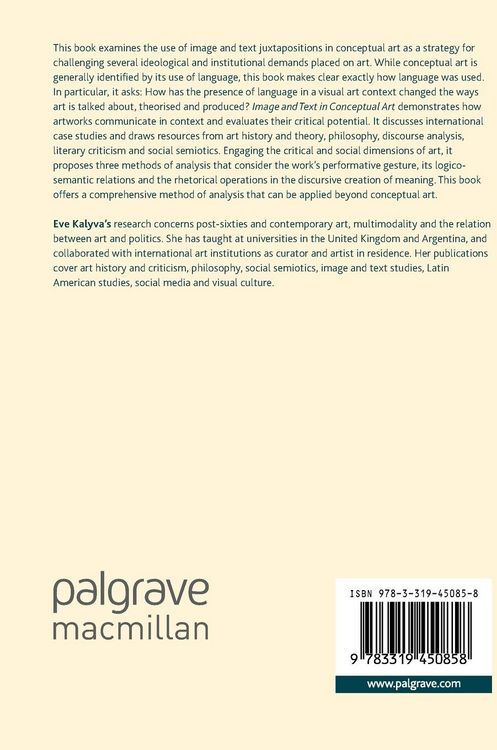 Produktbild: Image and Text in Conceptual Art