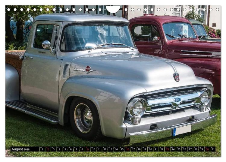 Produktbild: FORD PICK-UPS F 1 - F 100 (Wandkalender 2026 DIN A4 quer), CALVENDO Monatskalender