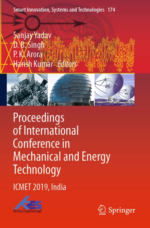 Produktbild: Proceedings of International Conference in Mechanical and Energy Technology