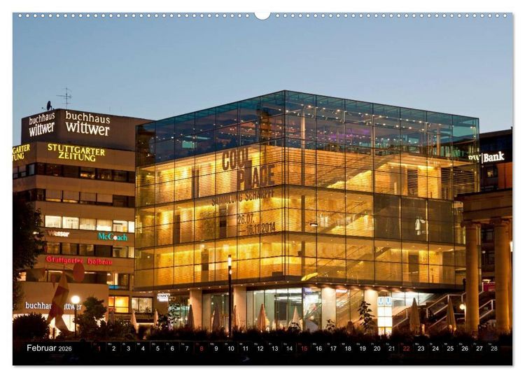 Produktbild: Landeshauptstadt Stuttgart (hochwertiger Premium Wandkalender 2026 DIN A2 quer), Kunstdruck in Hochglanz