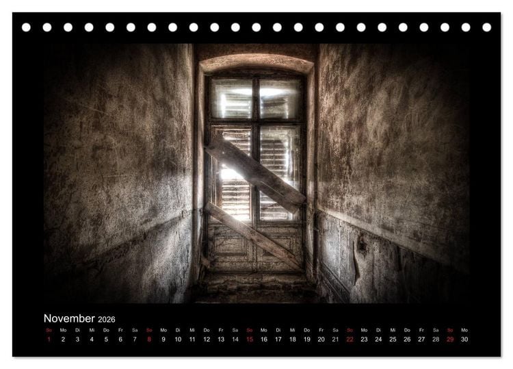 Produktbild: Lost Places - verlassene Orte vergangener Glanz (Tischkalender 2026 DIN A5 quer), CALVENDO Monatskalender