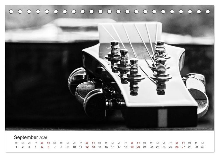 Produktbild: Dobro-Gitarre (Tischkalender 2026 DIN A5 quer), CALVENDO Monatskalender