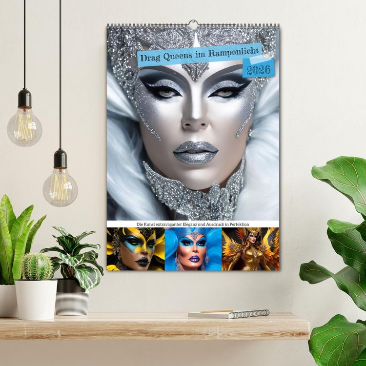 Produktbild: Drag Queens im Rampenlicht (Wandkalender 2026 DIN A2 hoch), CALVENDO Monatskalender