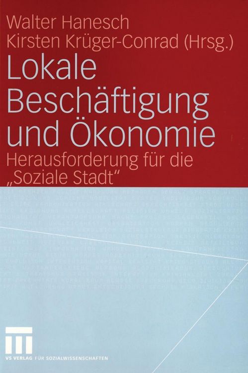 Produktbild: Lokale Besch&auml;ftigung und &Ouml;konomie