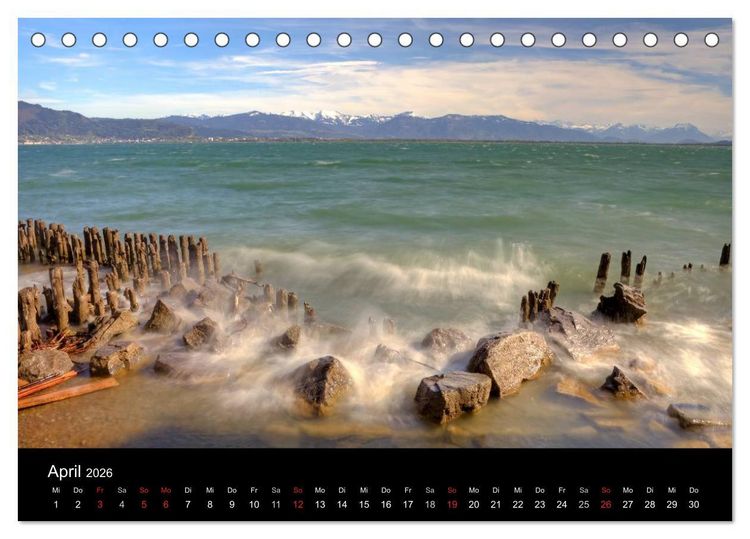 Produktbild: Bodensee (Tischkalender 2026 DIN A5 quer), CALVENDO Monatskalender