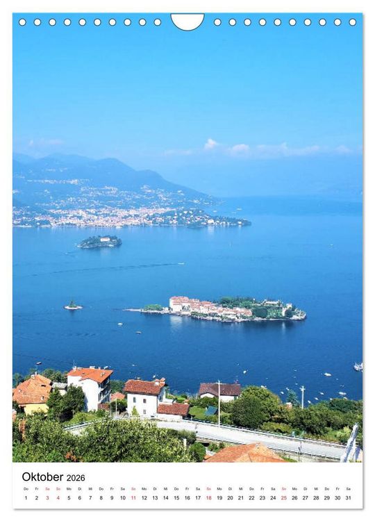 Produktbild: Traumhafter Lago Maggiore (Wandkalender 2026 DIN A4 hoch), CALVENDO Monatskalender