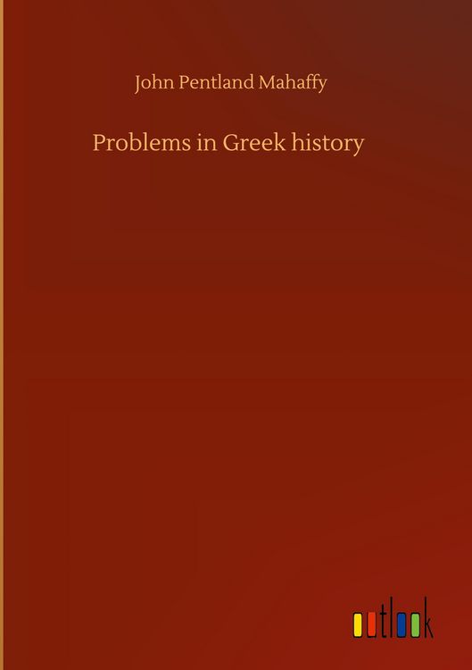 Produktbild: Problems in Greek history