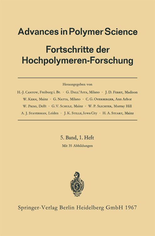Produktbild: Advances in Polymer Science