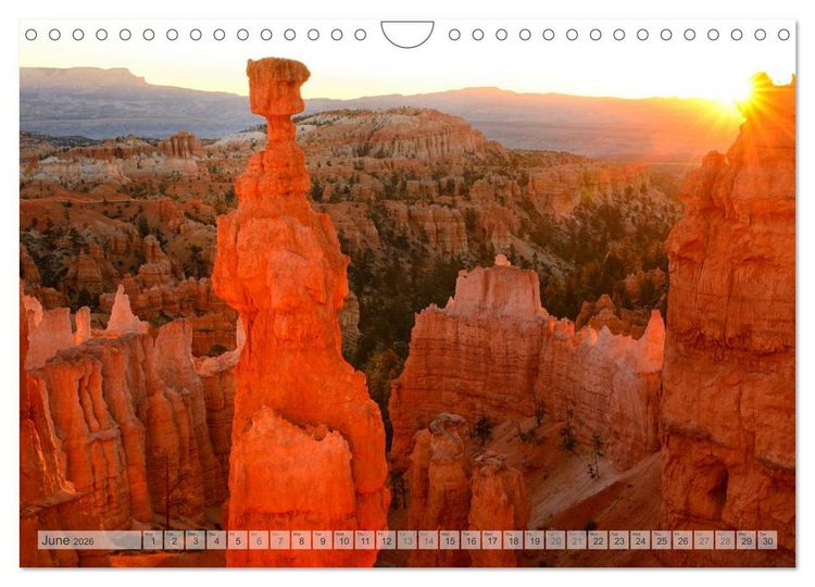Produktbild: CANYONLAND USA Christian Heeb / UK Version (Wall Calendar 2026 DIN A4 landscape), CALVENDO 12 Month Wall Calendar