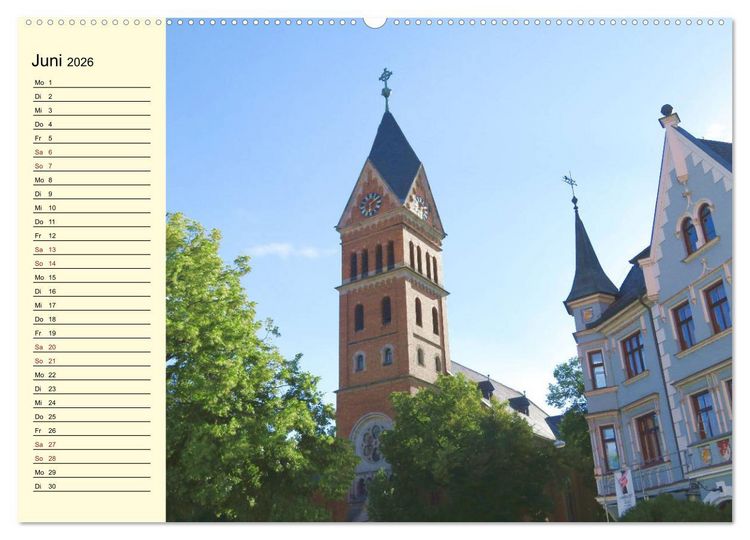 Produktbild: Landshut erleben (Wandkalender 2026 DIN A2 quer), CALVENDO Monatskalender